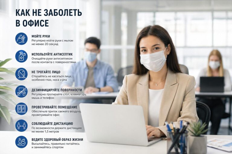 Как не заболеть в офисе и сохранить рабочий ритм