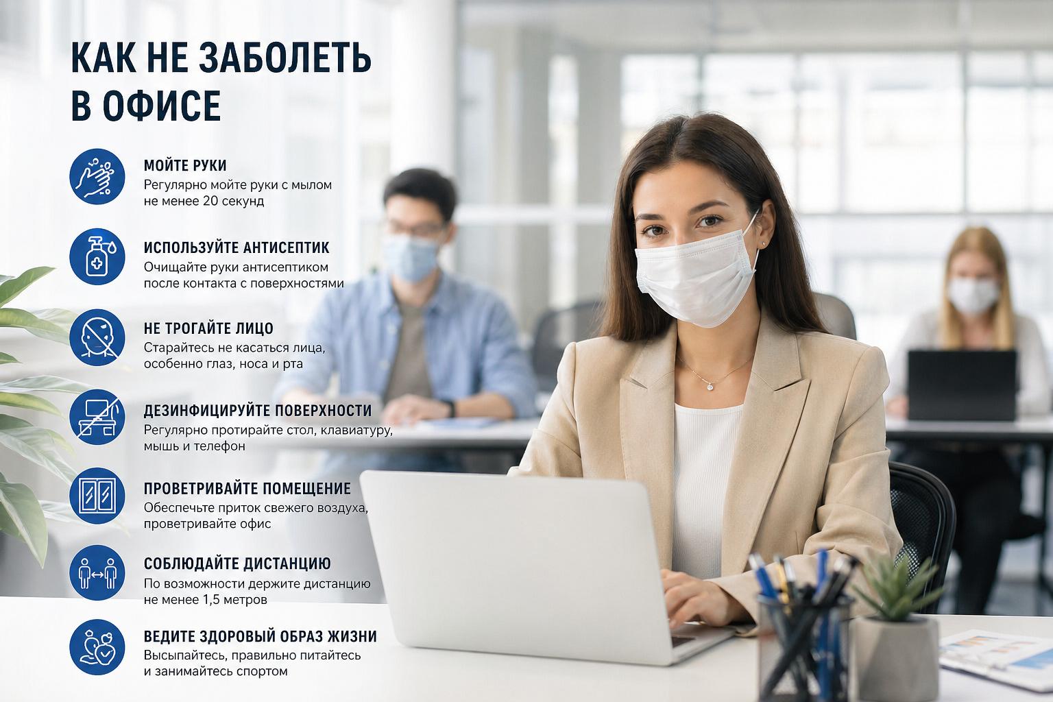 Как не заболеть в офисе и сохранить рабочий ритм