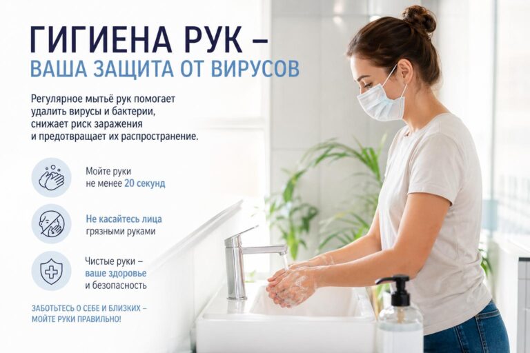 Важность гигиены рук при вирусах